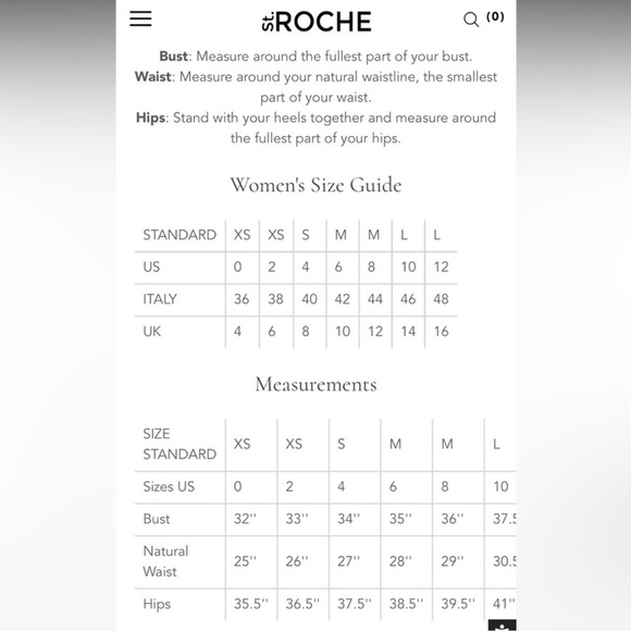 NWT St Roche Pearl Dress in Navy Wrap Around Midi Puff Sleeve Floral Size 4 - Picture 16 of 16